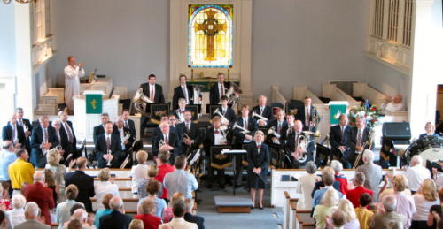 Conducting the Cincinnati Brass Band